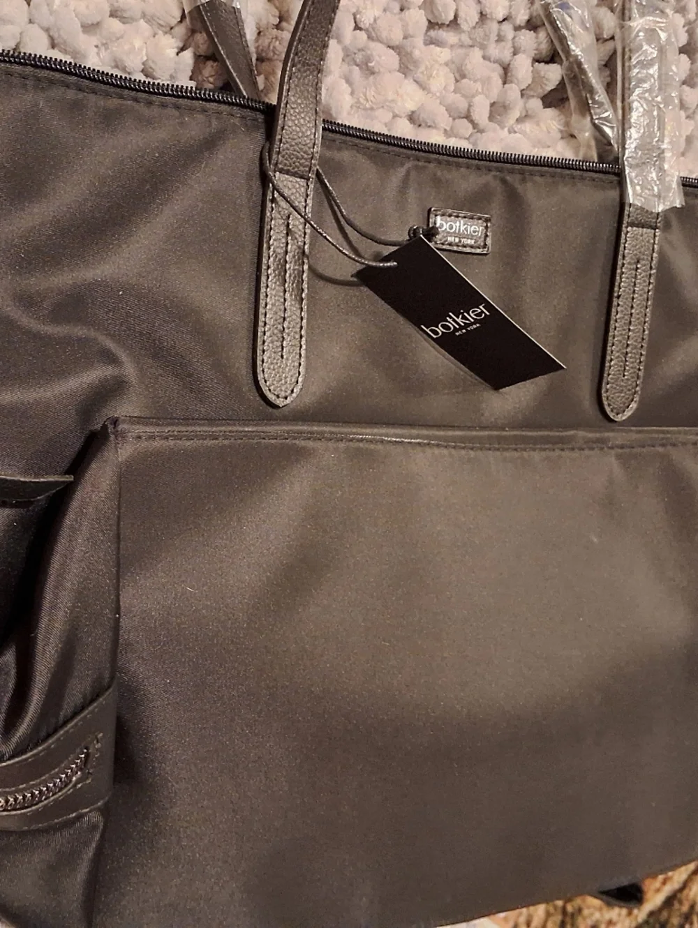 Black Men's Tote Bag